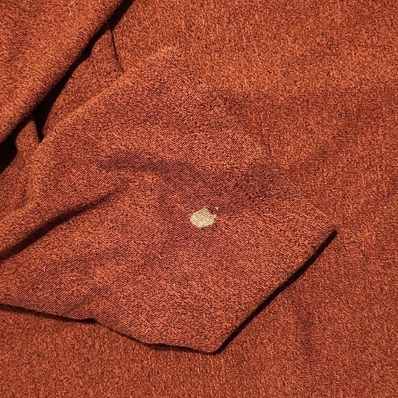 Dark Rust Old Navy soft wash Henley - Picture 4 of 6
